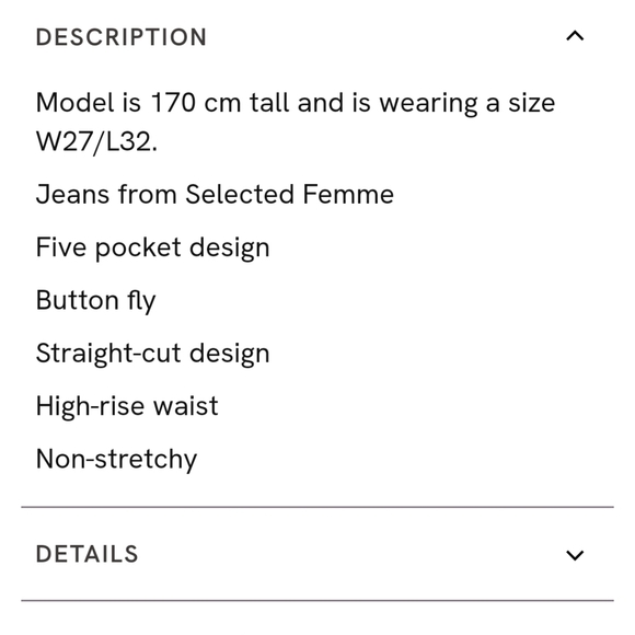 Selected femme straight fit Light wash jeans high rise - Picture 6 of 16